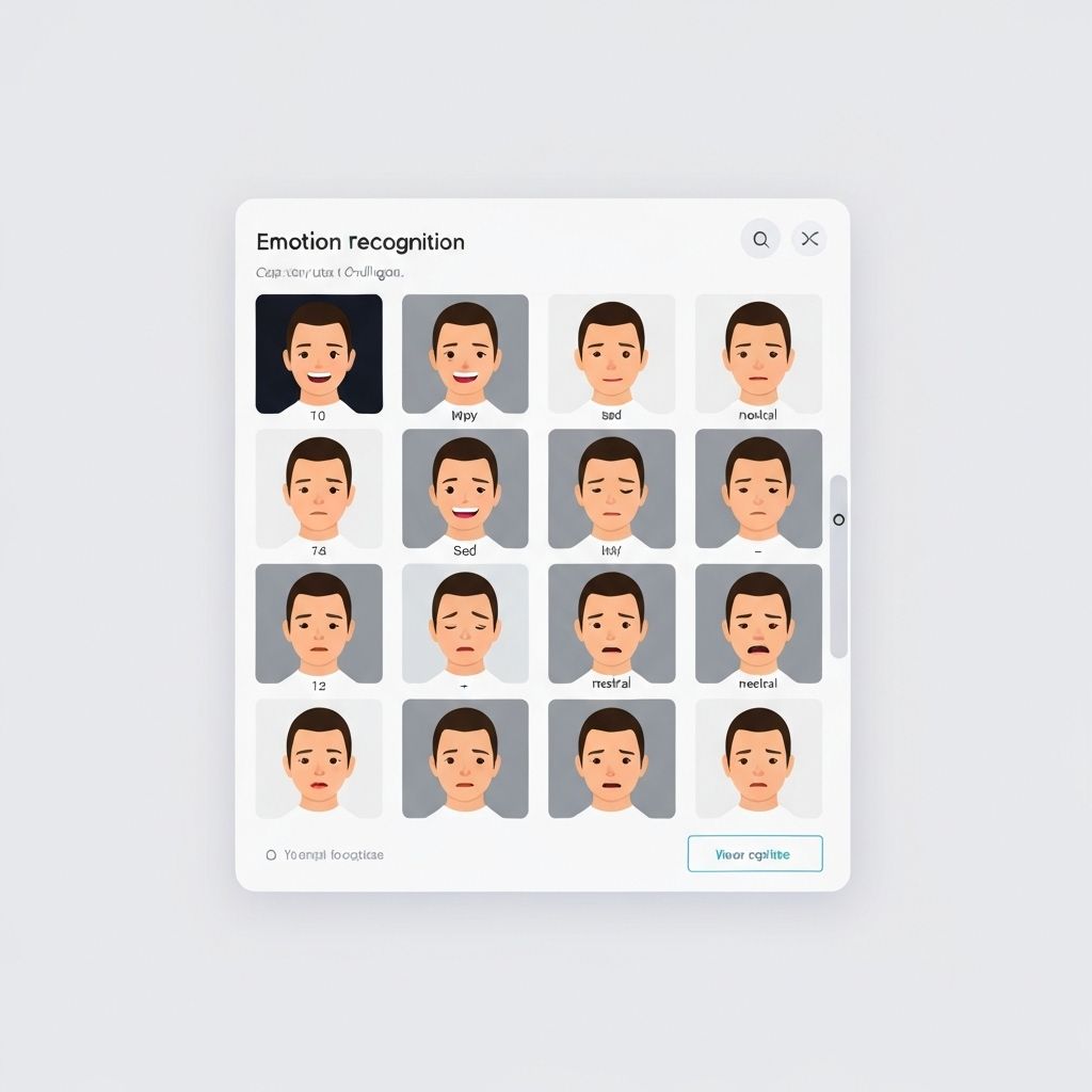 Emotions CAPTCHA System Interface